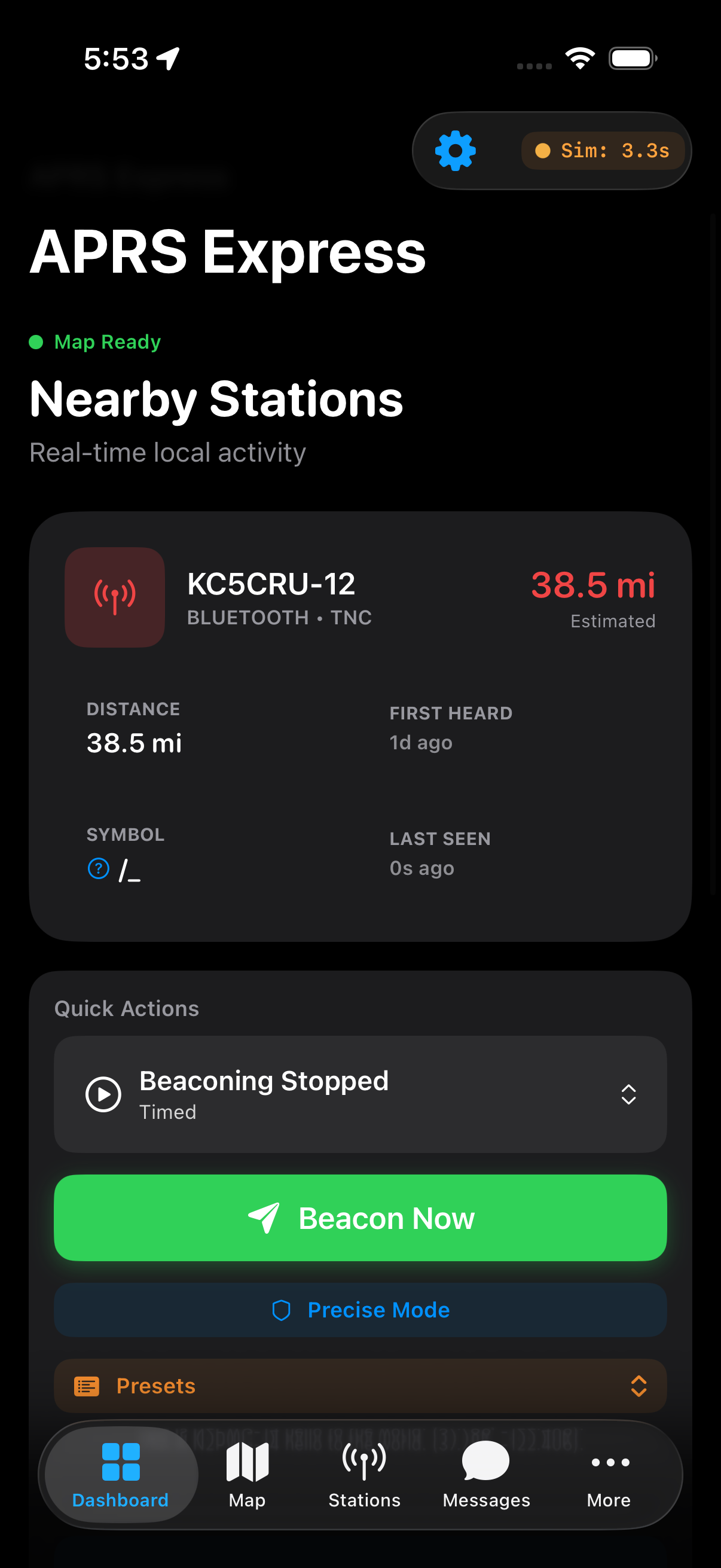 APRS Express Preview